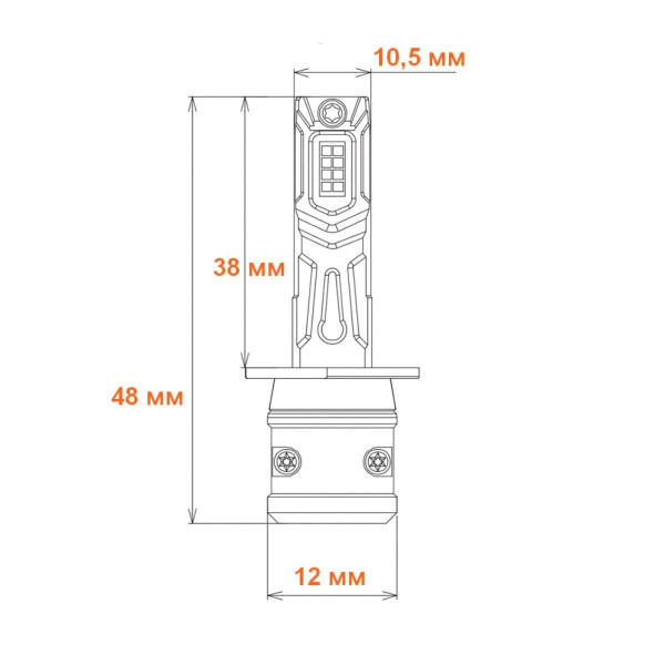 Светодиодная лампа Nextone L7 H1 6000K