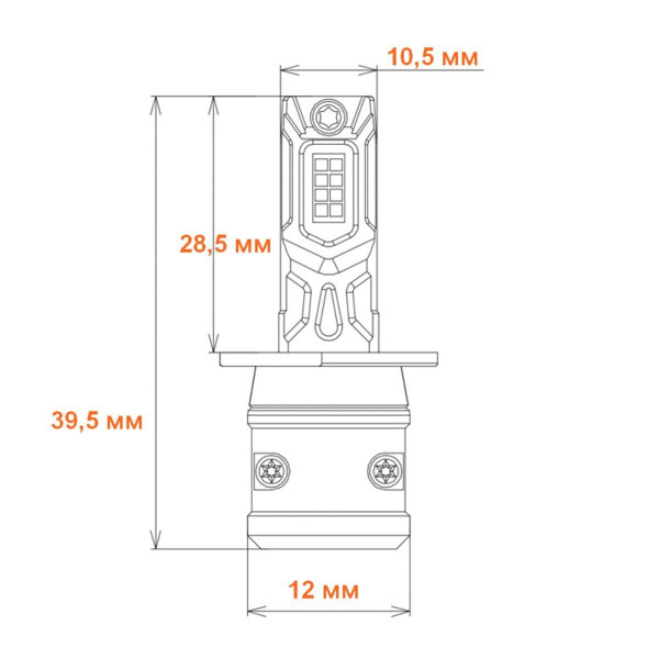 Светодиодная лампа Nextone L7 H3 6000K