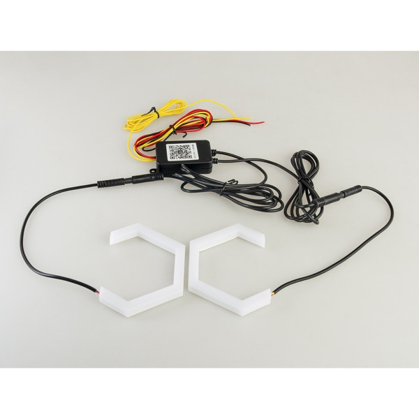 Кільця підсвічування Cyclone 2AE V4 90mm RGB K-KT