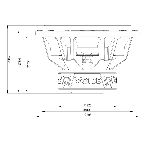 Сабвуферний динамік Voice DBX-420