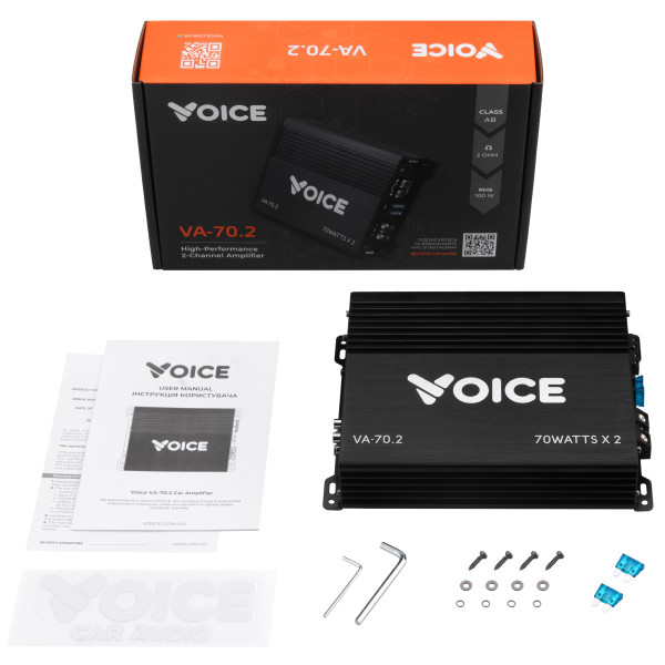 2-канальний підсилювач Voice VA-70.2