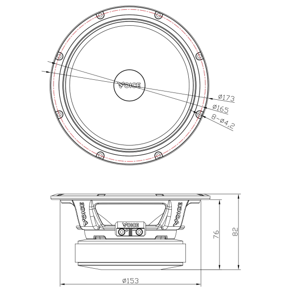 Естрадна акустика Voice SP-60AX